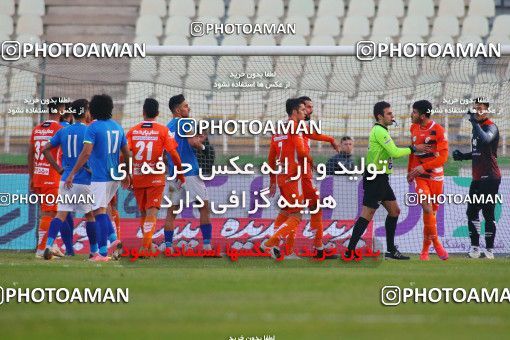 1408323, Tehran, Iran, لیگ برتر فوتبال ایران، Persian Gulf Cup، Week 14، First Leg، Saipa 1 v 1 Esteghlal Khouzestan on 2018/11/30 at Shahid Dastgerdi Stadium