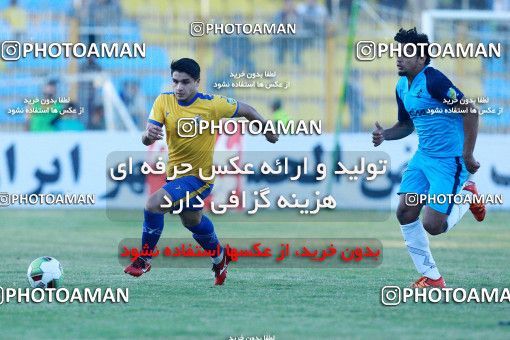 1329357, لیگ برتر فوتبال ایران، Persian Gulf Cup، Week 14، First Leg، 2018/11/30، null، Behnam Mohammadi Stadium، Naft M Soleyman 1 - 0 Paykan