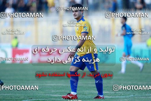 1329389, لیگ برتر فوتبال ایران، Persian Gulf Cup، Week 14، First Leg، 2018/11/30، null، Behnam Mohammadi Stadium، Naft M Soleyman 1 - 0 Paykan