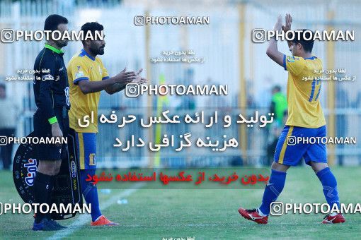 1329345, لیگ برتر فوتبال ایران، Persian Gulf Cup، Week 14، First Leg، 2018/11/30، null، Behnam Mohammadi Stadium، Naft M Soleyman 1 - 0 Paykan