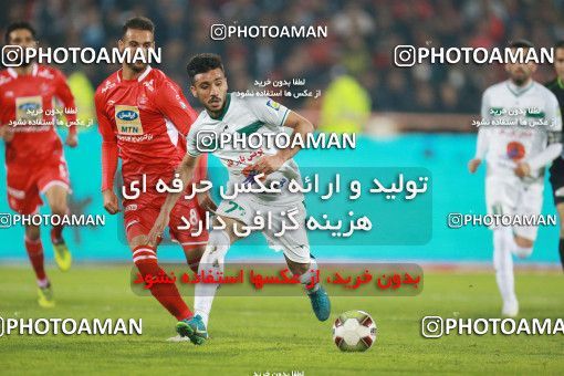 1331190, Tehran, Iran, لیگ برتر فوتبال ایران، Persian Gulf Cup، Week 11، First Leg، Persepolis 1 v 0 Zob Ahan Esfahan on 2018/12/04 at Azadi Stadium