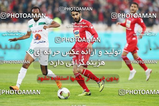 1409253, Tehran, Iran, لیگ برتر فوتبال ایران، Persian Gulf Cup، Week 11، First Leg، Persepolis 1 v 0 Zob Ahan Esfahan on 2018/12/04 at Azadi Stadium