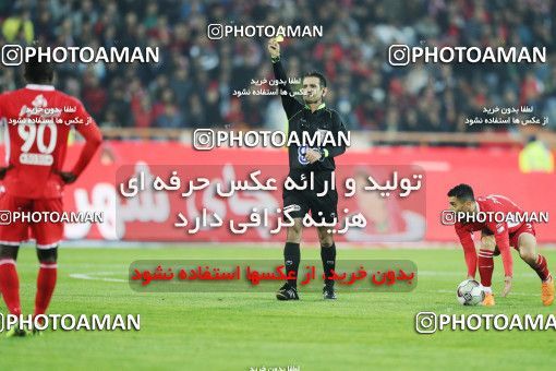 1409244, Tehran, Iran, لیگ برتر فوتبال ایران، Persian Gulf Cup، Week 11، First Leg، Persepolis 1 v 0 Zob Ahan Esfahan on 2018/12/04 at Azadi Stadium