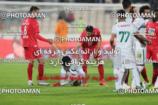 1409247, Tehran, Iran, لیگ برتر فوتبال ایران، Persian Gulf Cup، Week 11، First Leg، Persepolis 1 v 0 Zob Ahan Esfahan on 2018/12/04 at Azadi Stadium