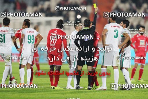 1409219, Tehran, Iran, لیگ برتر فوتبال ایران، Persian Gulf Cup، Week 11، First Leg، Persepolis 1 v 0 Zob Ahan Esfahan on 2018/12/04 at Azadi Stadium