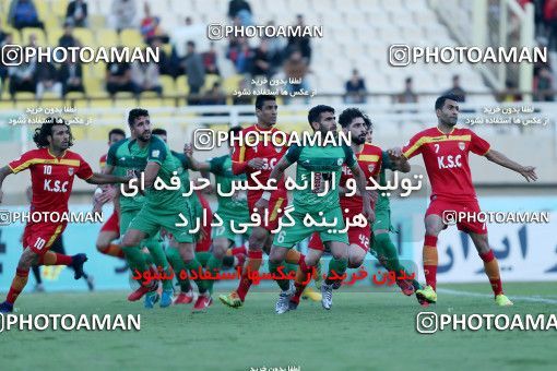 1331552, Ahvaz, , لیگ برتر فوتبال ایران، Persian Gulf Cup، Week 14، First Leg، Foulad Khouzestan 1 v 1 Zob Ahan Esfahan on 2018/11/28 at Ahvaz Ghadir Stadium