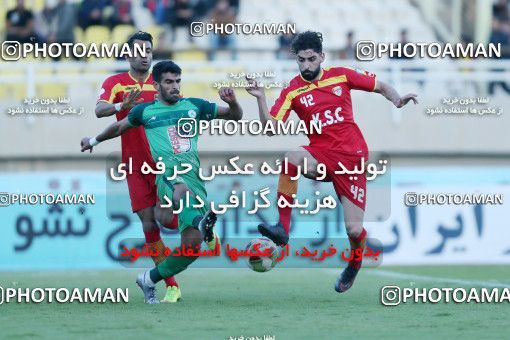 1331521, Ahvaz, , لیگ برتر فوتبال ایران، Persian Gulf Cup، Week 14، First Leg، Foulad Khouzestan 1 v 1 Zob Ahan Esfahan on 2018/11/28 at Ahvaz Ghadir Stadium