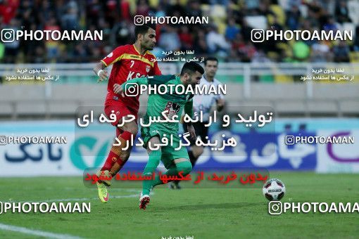1331502, Ahvaz, , لیگ برتر فوتبال ایران، Persian Gulf Cup، Week 14، First Leg، Foulad Khouzestan 1 v 1 Zob Ahan Esfahan on 2018/11/28 at Ahvaz Ghadir Stadium