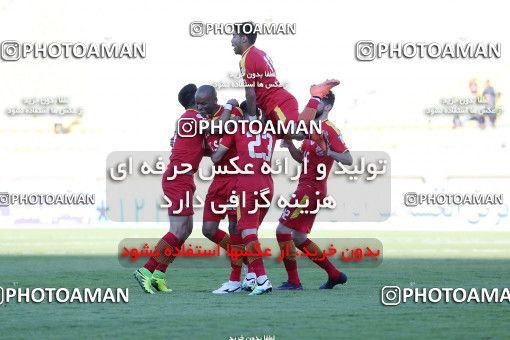 1331484, Ahvaz, , لیگ برتر فوتبال ایران، Persian Gulf Cup، Week 14، First Leg، Foulad Khouzestan 1 v 1 Zob Ahan Esfahan on 2018/11/28 at Ahvaz Ghadir Stadium