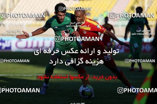 1331485, Ahvaz, , لیگ برتر فوتبال ایران، Persian Gulf Cup، Week 14، First Leg، Foulad Khouzestan 1 v 1 Zob Ahan Esfahan on 2018/11/28 at Ahvaz Ghadir Stadium
