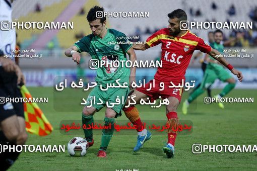 1331462, Ahvaz, , لیگ برتر فوتبال ایران، Persian Gulf Cup، Week 14، First Leg، Foulad Khouzestan 1 v 1 Zob Ahan Esfahan on 2018/11/28 at Ahvaz Ghadir Stadium