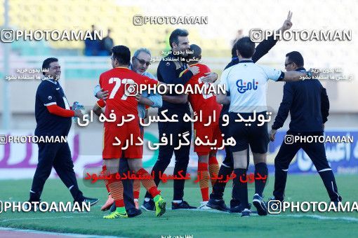 1331950, Ahvaz, , لیگ برتر فوتبال ایران، Persian Gulf Cup، Week 14، First Leg، Foulad Khouzestan 1 v 1 Zob Ahan Esfahan on 2018/11/28 at Ahvaz Ghadir Stadium