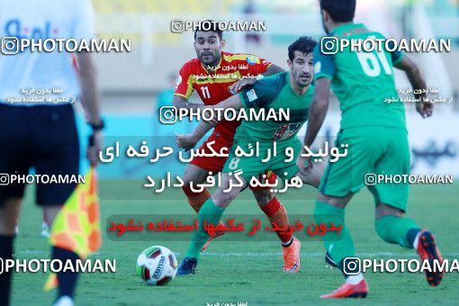 1331758, Ahvaz, , لیگ برتر فوتبال ایران، Persian Gulf Cup، Week 14، First Leg، Foulad Khouzestan 1 v 1 Zob Ahan Esfahan on 2018/11/28 at Ahvaz Ghadir Stadium