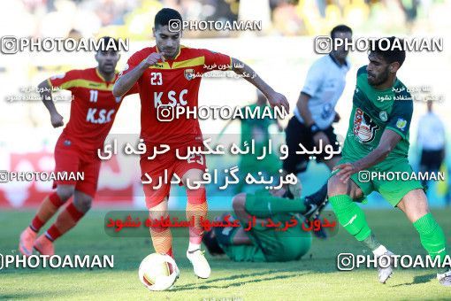 1331759, Ahvaz, , لیگ برتر فوتبال ایران، Persian Gulf Cup، Week 14، First Leg، Foulad Khouzestan 1 v 1 Zob Ahan Esfahan on 2018/11/28 at Ahvaz Ghadir Stadium
