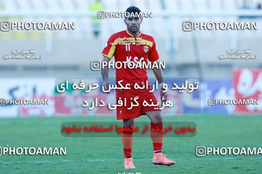 1331912, Ahvaz, , لیگ برتر فوتبال ایران، Persian Gulf Cup، Week 14، First Leg، Foulad Khouzestan 1 v 1 Zob Ahan Esfahan on 2018/11/28 at Ahvaz Ghadir Stadium