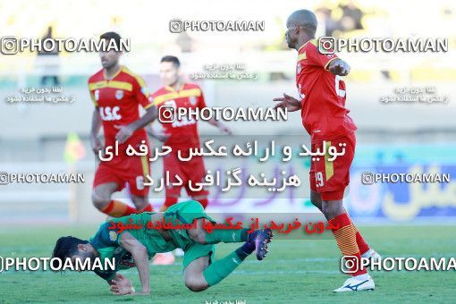 1331854, Ahvaz, , لیگ برتر فوتبال ایران، Persian Gulf Cup، Week 14، First Leg، Foulad Khouzestan 1 v 1 Zob Ahan Esfahan on 2018/11/28 at Ahvaz Ghadir Stadium