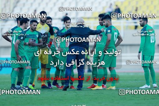 1331816, Ahvaz, , لیگ برتر فوتبال ایران، Persian Gulf Cup، Week 14، First Leg، Foulad Khouzestan 1 v 1 Zob Ahan Esfahan on 2018/11/28 at Ahvaz Ghadir Stadium