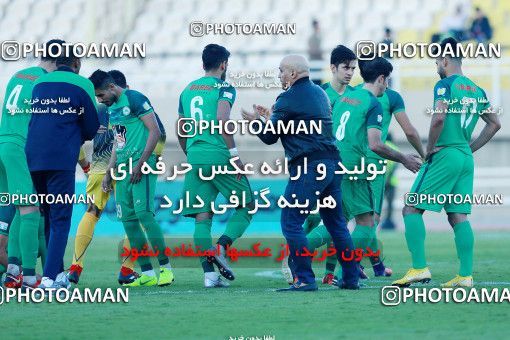 1331814, Ahvaz, , لیگ برتر فوتبال ایران، Persian Gulf Cup، Week 14، First Leg، Foulad Khouzestan 1 v 1 Zob Ahan Esfahan on 2018/11/28 at Ahvaz Ghadir Stadium