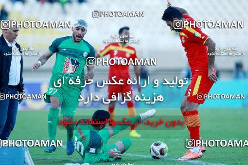 1331867, Ahvaz, , لیگ برتر فوتبال ایران، Persian Gulf Cup، Week 14، First Leg، Foulad Khouzestan 1 v 1 Zob Ahan Esfahan on 2018/11/28 at Ahvaz Ghadir Stadium