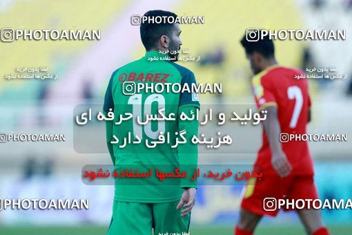 1331979, Ahvaz, , لیگ برتر فوتبال ایران، Persian Gulf Cup، Week 14، First Leg، Foulad Khouzestan 1 v 1 Zob Ahan Esfahan on 2018/11/28 at Ahvaz Ghadir Stadium