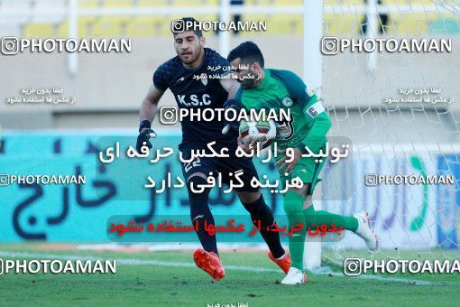 1331811, لیگ برتر فوتبال ایران، Persian Gulf Cup، Week 14، First Leg، 2018/11/28، Ahvaz، Ahvaz Ghadir Stadium، Foulad Khouzestan 1 - ۱ Zob Ahan Esfahan