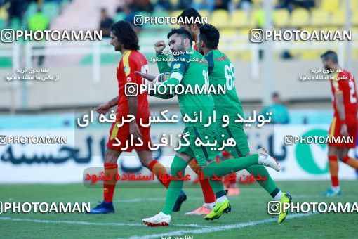 1331767, Ahvaz, , لیگ برتر فوتبال ایران، Persian Gulf Cup، Week 14، First Leg، Foulad Khouzestan 1 v 1 Zob Ahan Esfahan on 2018/11/28 at Ahvaz Ghadir Stadium