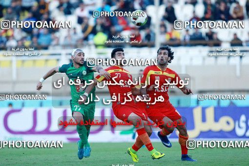 1331967, Ahvaz, , لیگ برتر فوتبال ایران، Persian Gulf Cup، Week 14، First Leg، Foulad Khouzestan 1 v 1 Zob Ahan Esfahan on 2018/11/28 at Ahvaz Ghadir Stadium