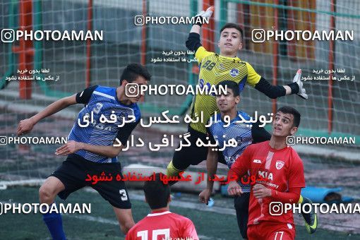 1343773, Tehran, , لیگ برتر فوتبال نوجوانان تهران، سال ۱۳۹۷, 2018-19 season, Week 27, Second Leg,  1 v 2 Kia Academy on 2018/12/21 at Sahand Stadium