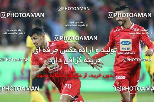 1694533, Tehran, , لیگ برتر فوتبال ایران، Persian Gulf Cup، Week 15، First Leg، Persepolis 3 v 1 Pars Jonoubi Jam on 2018/12/14 at Azadi Stadium