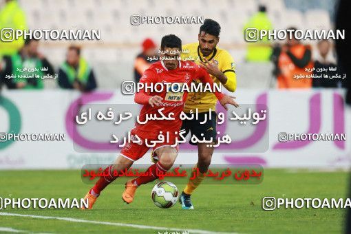 1349124, Tehran, , لیگ برتر فوتبال ایران، Persian Gulf Cup، Week 15، First Leg، Persepolis 3 v 1 Pars Jonoubi Jam on 2018/12/14 at Azadi Stadium