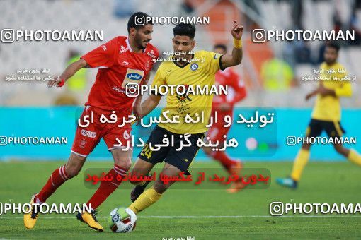 1349262, Tehran, , لیگ برتر فوتبال ایران، Persian Gulf Cup، Week 15، First Leg، Persepolis 3 v 1 Pars Jonoubi Jam on 2018/12/14 at Azadi Stadium