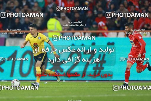 1349281, Tehran, , لیگ برتر فوتبال ایران، Persian Gulf Cup، Week 15، First Leg، Persepolis 3 v 1 Pars Jonoubi Jam on 2018/12/14 at Azadi Stadium