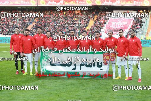 1368827, Tehran, , لیگ برتر فوتبال ایران، Persian Gulf Cup، Week 16، Second Leg، Persepolis 2 v 0 Padideh Mashhad on 2019/02/06 at Azadi Stadium
