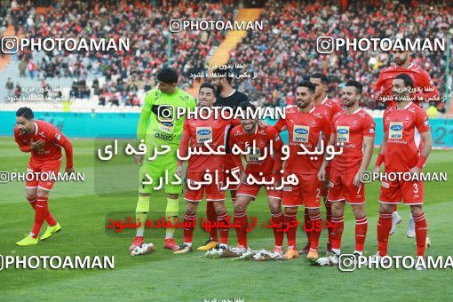 1368678, Tehran, , لیگ برتر فوتبال ایران، Persian Gulf Cup، Week 16، Second Leg، Persepolis 2 v 0 Padideh Mashhad on 2019/02/06 at Azadi Stadium