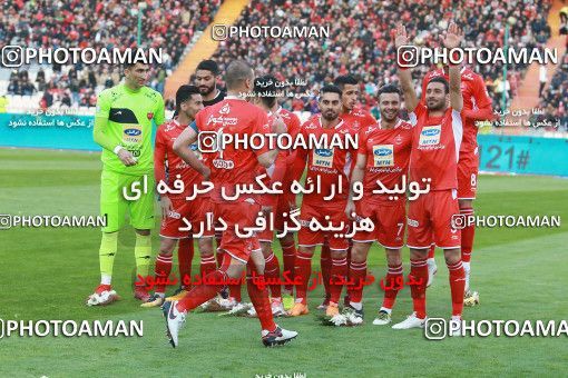 1368772, Tehran, , لیگ برتر فوتبال ایران، Persian Gulf Cup، Week 16، Second Leg، Persepolis 2 v 0 Padideh Mashhad on 2019/02/06 at Azadi Stadium