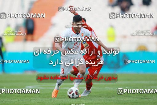 1368793, Tehran, , لیگ برتر فوتبال ایران، Persian Gulf Cup، Week 16، Second Leg، Persepolis 2 v 0 Padideh Mashhad on 2019/02/06 at Azadi Stadium