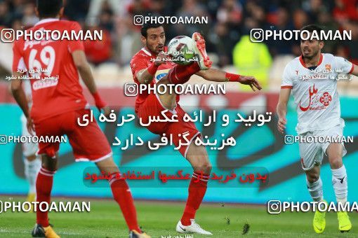 1368916, Tehran, , لیگ برتر فوتبال ایران، Persian Gulf Cup، Week 16، Second Leg، Persepolis 2 v 0 Padideh Mashhad on 2019/02/06 at Azadi Stadium