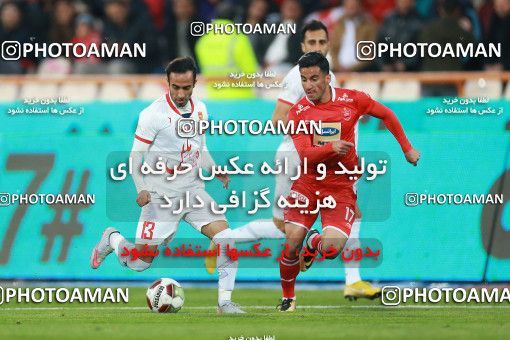 1369048, Tehran, , لیگ برتر فوتبال ایران، Persian Gulf Cup، Week 16، Second Leg، Persepolis 2 v 0 Padideh Mashhad on 2019/02/06 at Azadi Stadium