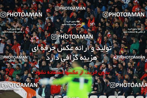 1368996, Tehran, , لیگ برتر فوتبال ایران، Persian Gulf Cup، Week 16، Second Leg، Persepolis 2 v 0 Padideh Mashhad on 2019/02/06 at Azadi Stadium