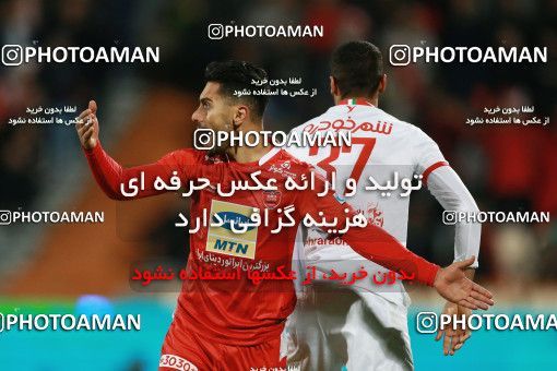 1368923, Tehran, , لیگ برتر فوتبال ایران، Persian Gulf Cup، Week 16، Second Leg، Persepolis 2 v 0 Padideh Mashhad on 2019/02/06 at Azadi Stadium