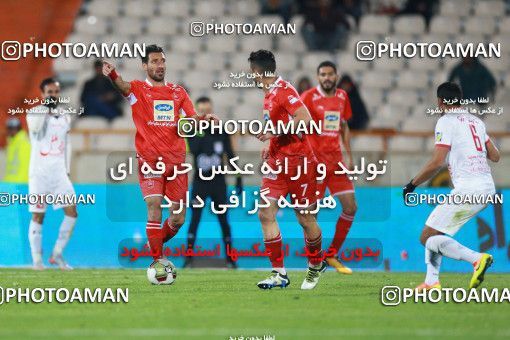 1368991, Tehran, , لیگ برتر فوتبال ایران، Persian Gulf Cup، Week 16، Second Leg، Persepolis 2 v 0 Padideh Mashhad on 2019/02/06 at Azadi Stadium