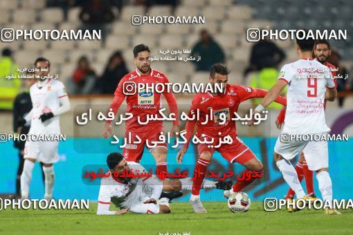 1369150, Tehran, , لیگ برتر فوتبال ایران، Persian Gulf Cup، Week 16، Second Leg، Persepolis 2 v 0 Padideh Mashhad on 2019/02/06 at Azadi Stadium