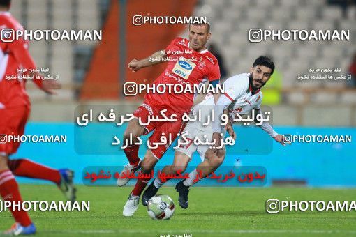 1369101, Tehran, , لیگ برتر فوتبال ایران، Persian Gulf Cup، Week 16، Second Leg، Persepolis 2 v 0 Padideh Mashhad on 2019/02/06 at Azadi Stadium