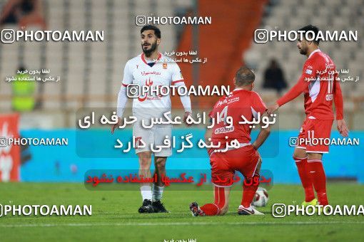 1369121, Tehran, , لیگ برتر فوتبال ایران، Persian Gulf Cup، Week 16، Second Leg، Persepolis 2 v 0 Padideh Mashhad on 2019/02/06 at Azadi Stadium
