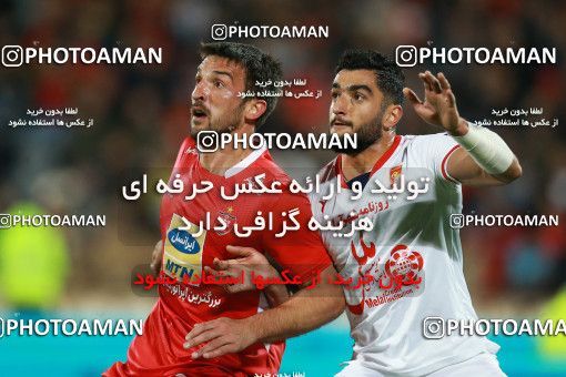 1369074, Tehran, , لیگ برتر فوتبال ایران، Persian Gulf Cup، Week 16، Second Leg، Persepolis 2 v 0 Padideh Mashhad on 2019/02/06 at Azadi Stadium