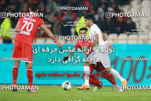 1369096, Tehran, , لیگ برتر فوتبال ایران، Persian Gulf Cup، Week 16، Second Leg، Persepolis 2 v 0 Padideh Mashhad on 2019/02/06 at Azadi Stadium
