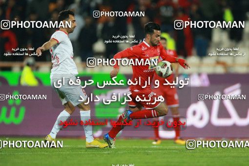 1369094, Tehran, , لیگ برتر فوتبال ایران، Persian Gulf Cup، Week 16، Second Leg، Persepolis 2 v 0 Padideh Mashhad on 2019/02/06 at Azadi Stadium