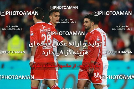 1369106, Tehran, , لیگ برتر فوتبال ایران، Persian Gulf Cup، Week 16، Second Leg، Persepolis 2 v 0 Padideh Mashhad on 2019/02/06 at Azadi Stadium