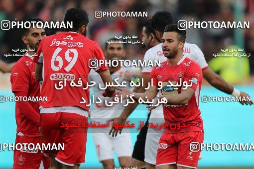 1694617, Tehran, , لیگ برتر فوتبال ایران، Persian Gulf Cup، Week 16، Second Leg، Persepolis 2 v 0 Padideh Mashhad on 2019/02/06 at Azadi Stadium