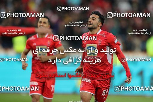 1694581, Tehran, , لیگ برتر فوتبال ایران، Persian Gulf Cup، Week 16، Second Leg، Persepolis 2 v 0 Padideh Mashhad on 2019/02/06 at Azadi Stadium